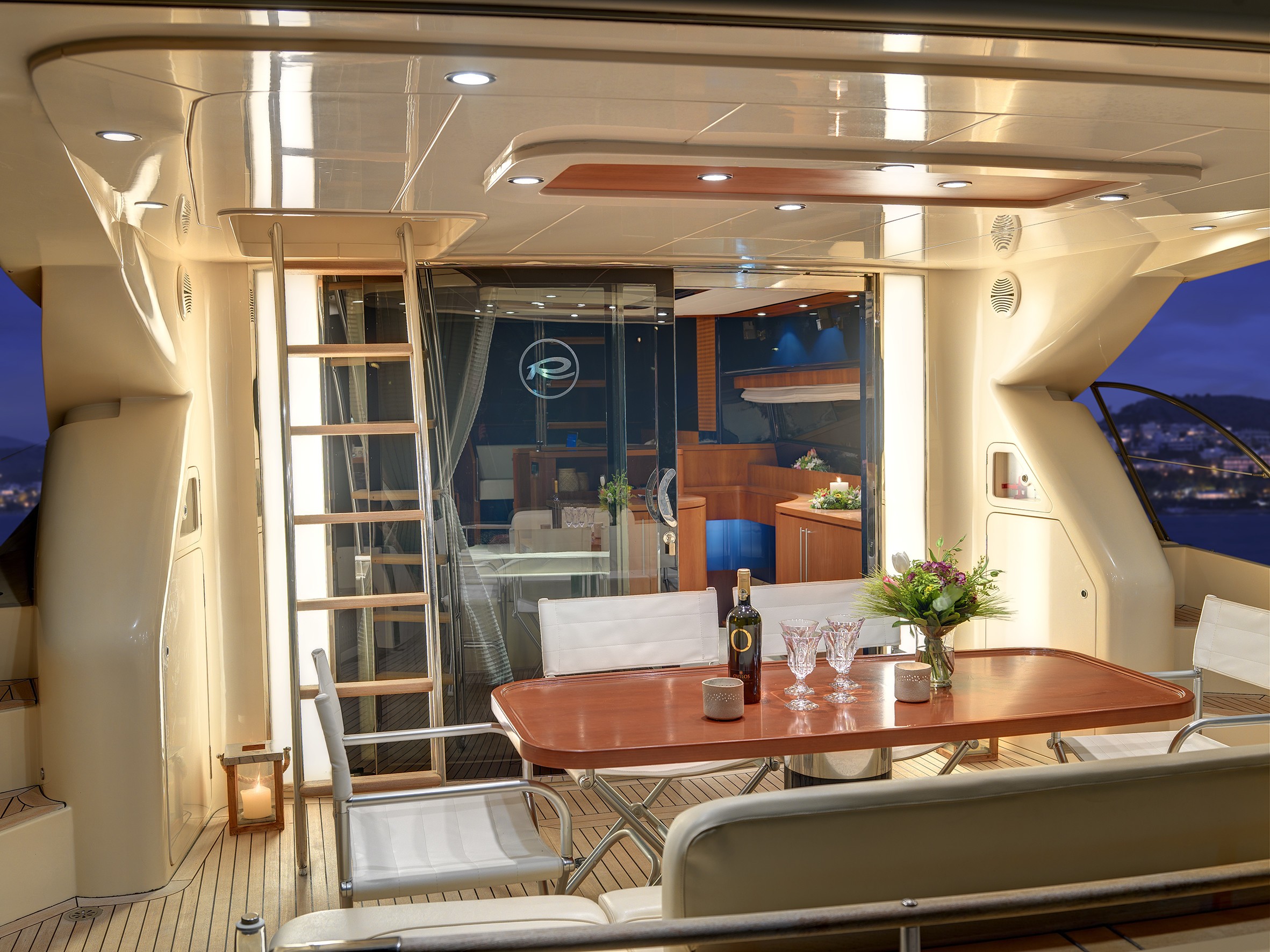 space yacht interior